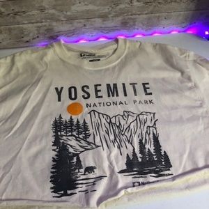 Yosemite National Parks Crop Top Size Large